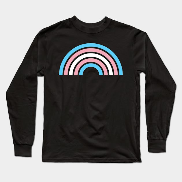 Gay Pride LGBTQ Transgender Rainbow Stripe 2018 Long Sleeve T-Shirt by phoxydesign